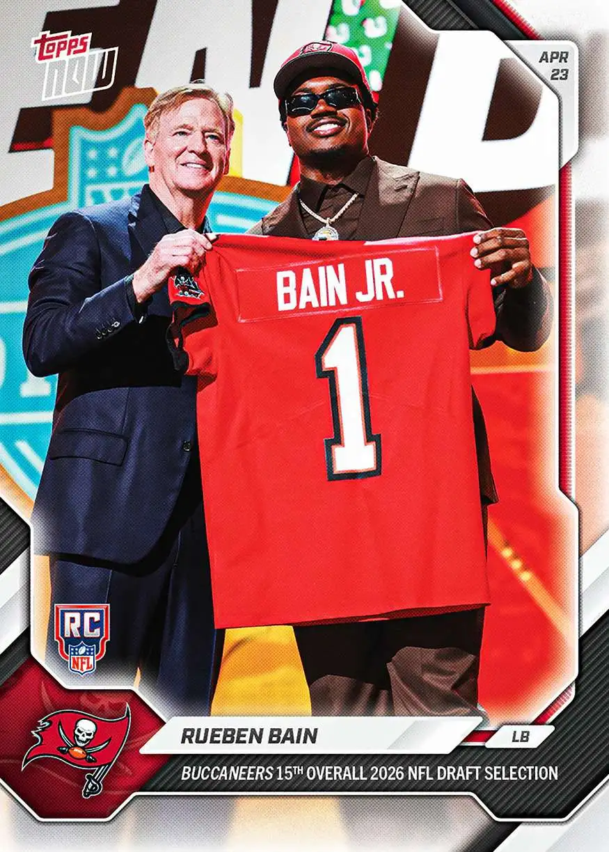 Linkedin Rbai NFL 2026 NOW Football Single Card Rueben Bain Jr. RBAI Rookie - ToyWiz