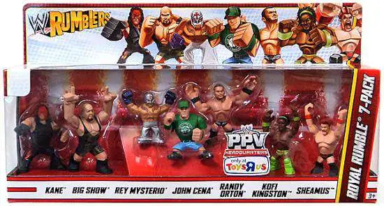 WWE Wrestling Rumblers Series 3 Royal Rumble 7-Pack Exclusive Mini