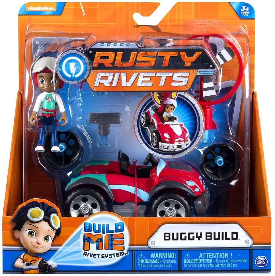 Nickelodeon Rusty Rivets Build Me Rivet System Buggy Build Vehicle & Figure [Loose]
