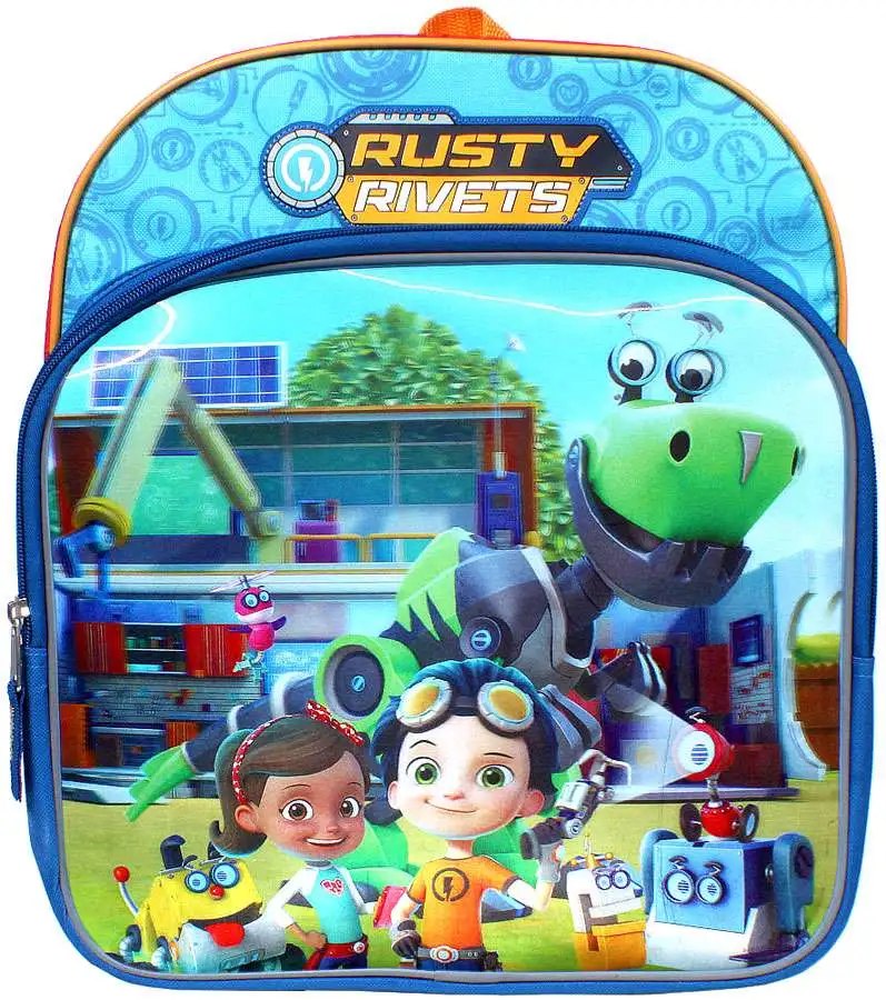 Nickelodeon Rusty Rivets Yard of Gadgets 14-Inch Backpack