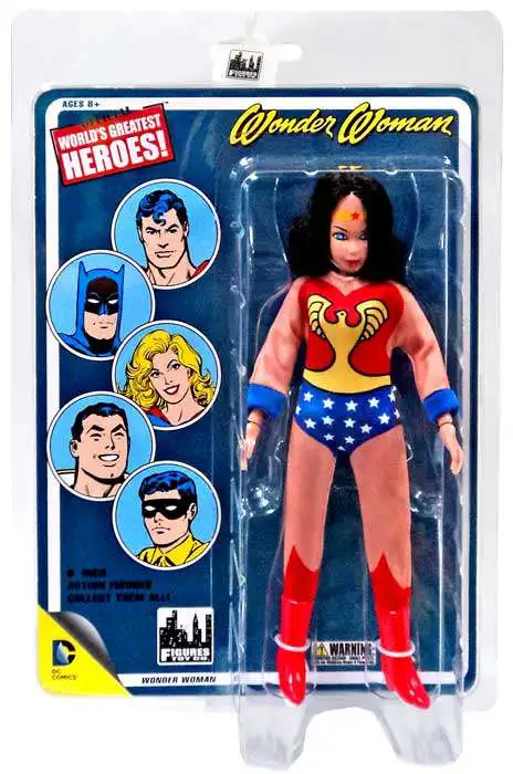 Comic Action Heroes Wonder Woman Card Only Mego 1975 3 3/4" for sale online 