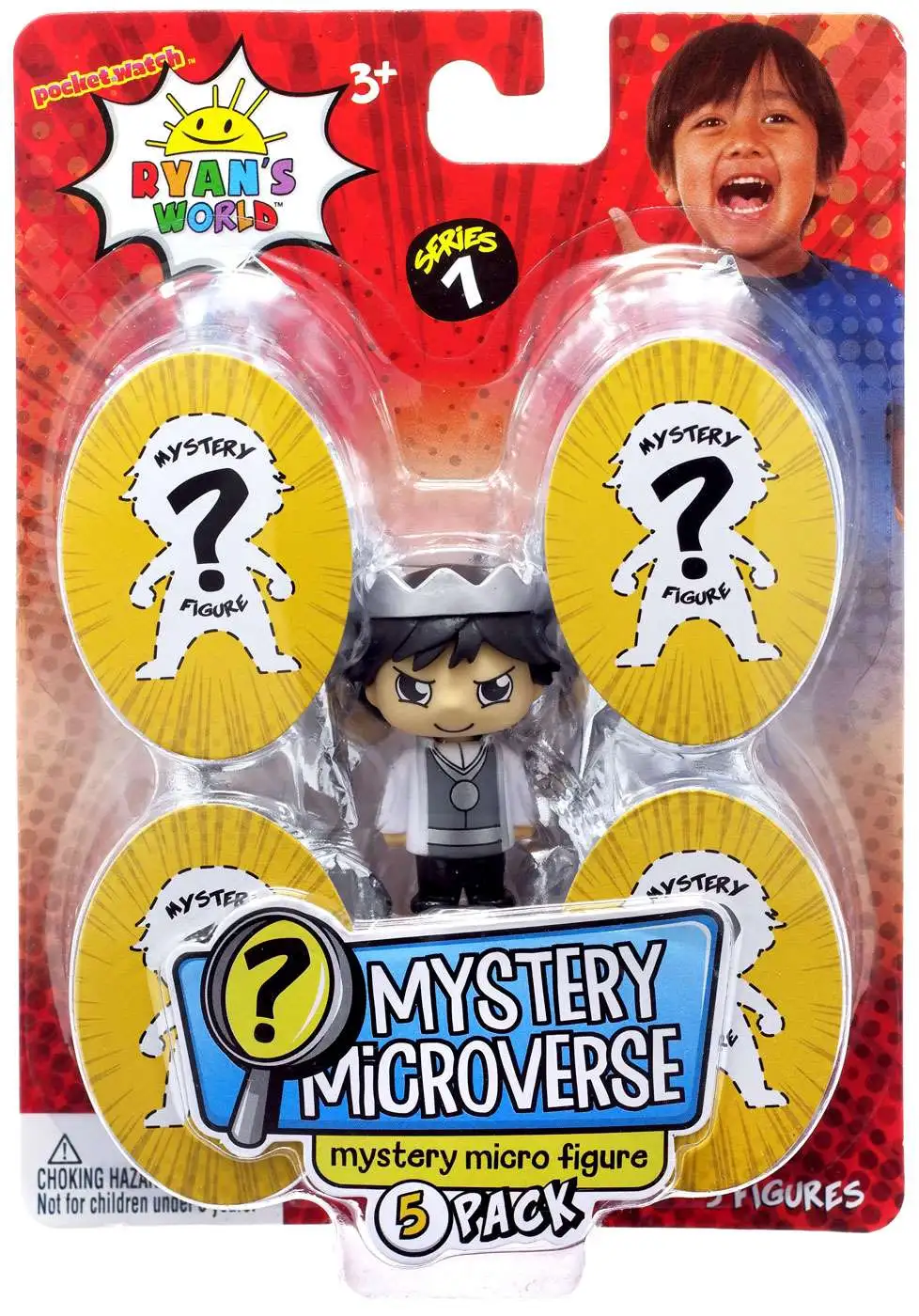 Ryan's World Mystery Microverse Series 1 Prickly Prince Ryan & Mystery Micro Figure 5-Pack