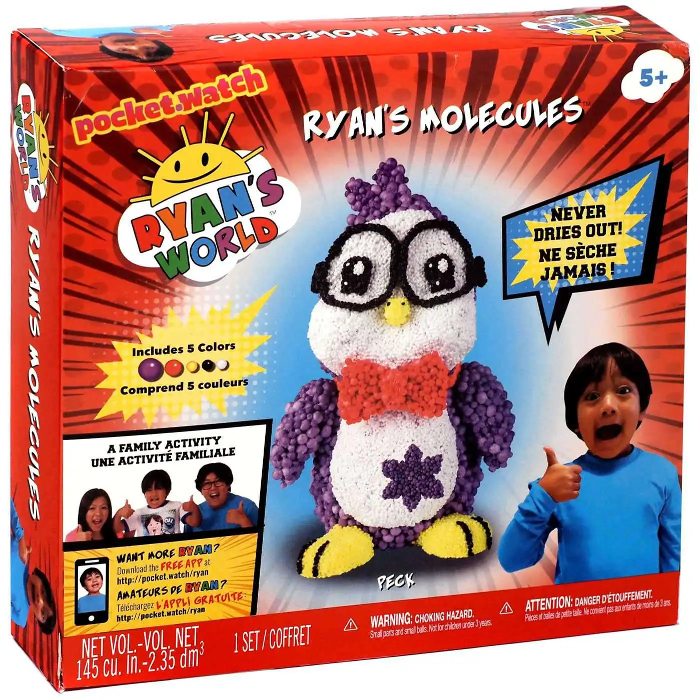 Ryan's World Ryan's Molecules Activity Set [Peck the Penguin]