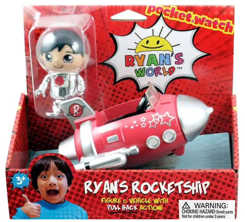 Ryans World Ryans Rocket Ship 3 Figure Vehicle Pocket Watch - ToyWiz