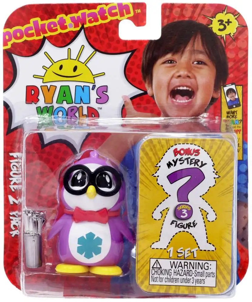 Ryan's World Series 3 Peck & Mystery Action Figure 2-Pack