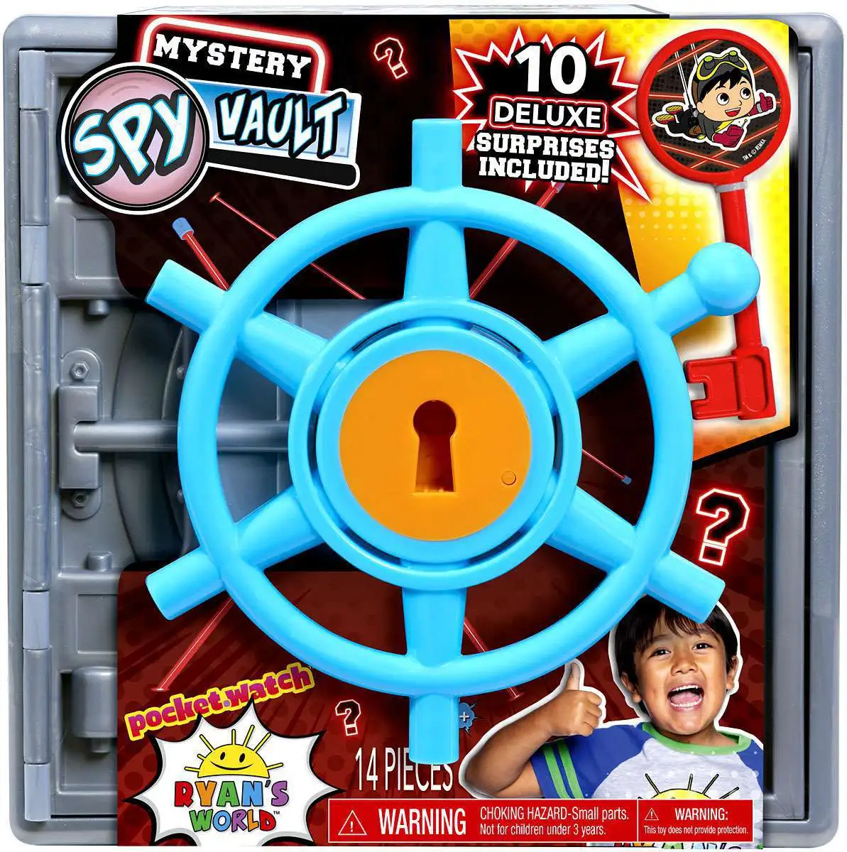 Ryans World Spy Vault Exclusive Mystery Set 10 Surprises Pocket