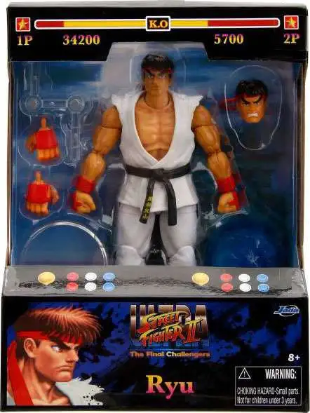 Jada Toys 6 Action Figure: Street Fighter RYU w/ Accessories.