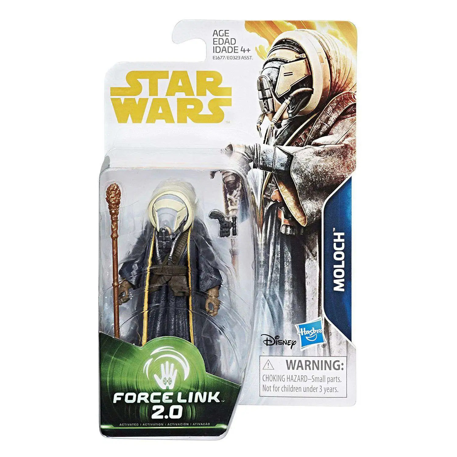 New and unopened MOC 3.75” solo film Moloch Star Wars figure Force Link 2.0 