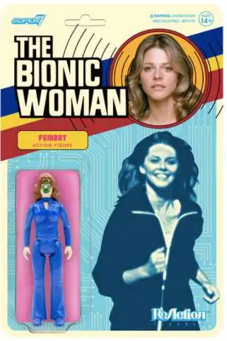 ReAction The Bionic Woman Fembot Action Figure