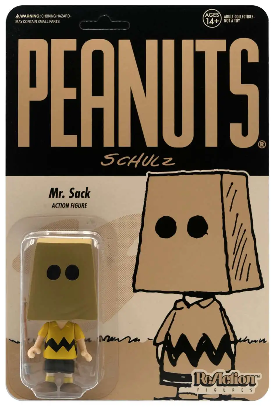 Peanuts ReAction Mr. Sack Action Figure