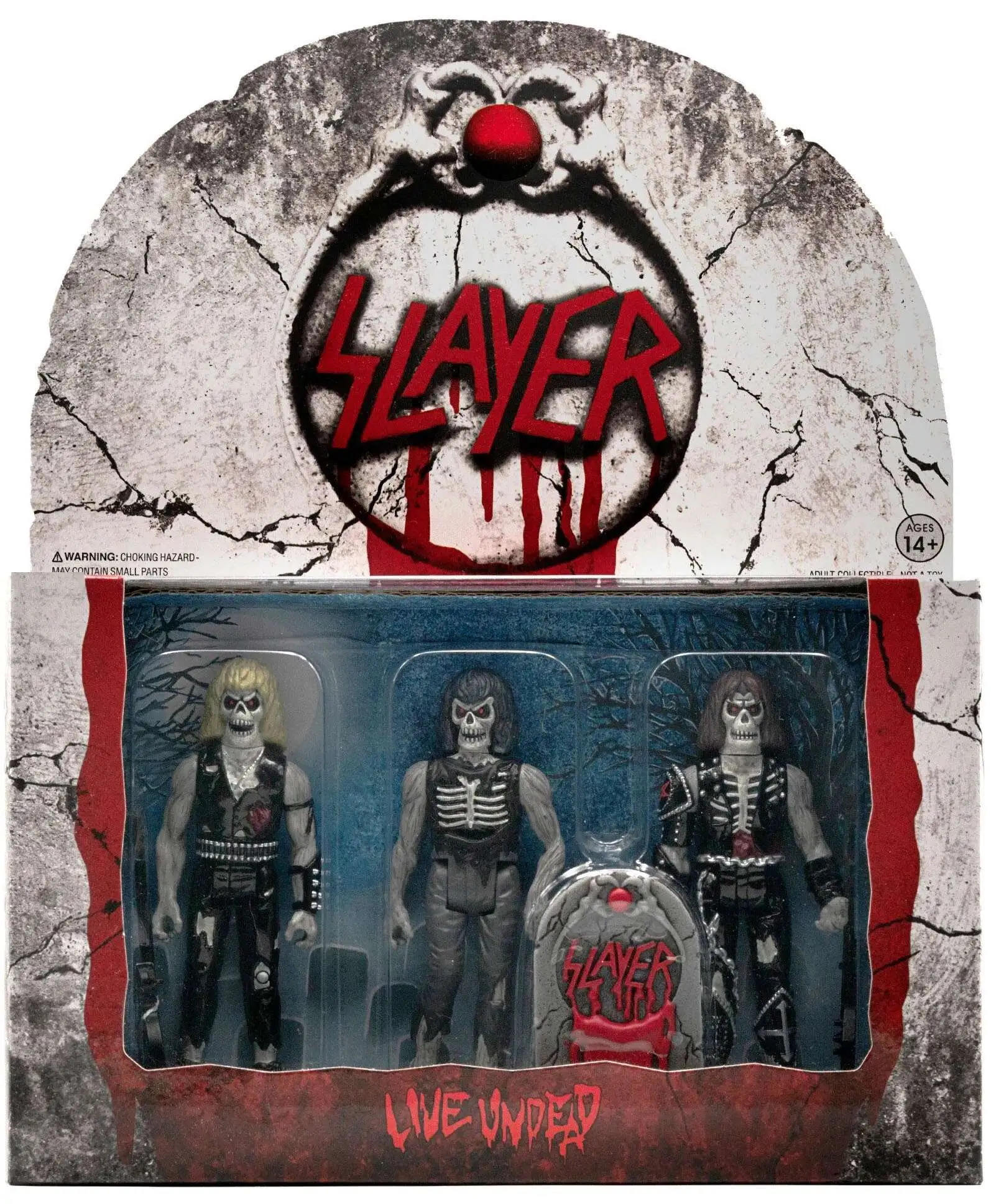 ReAction Slayer Live Undead 3 Pack Action Figures [Damaged Package]