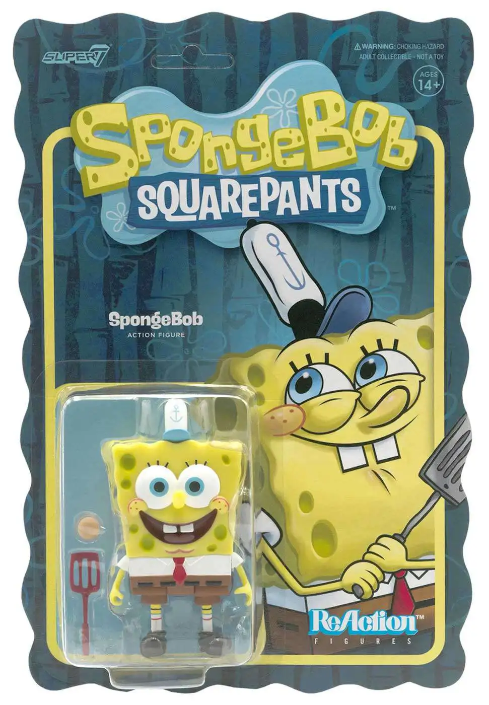 SpongeBob SquarePants Super7 ReAction Figure 3.75’’ Details about   Patrick 