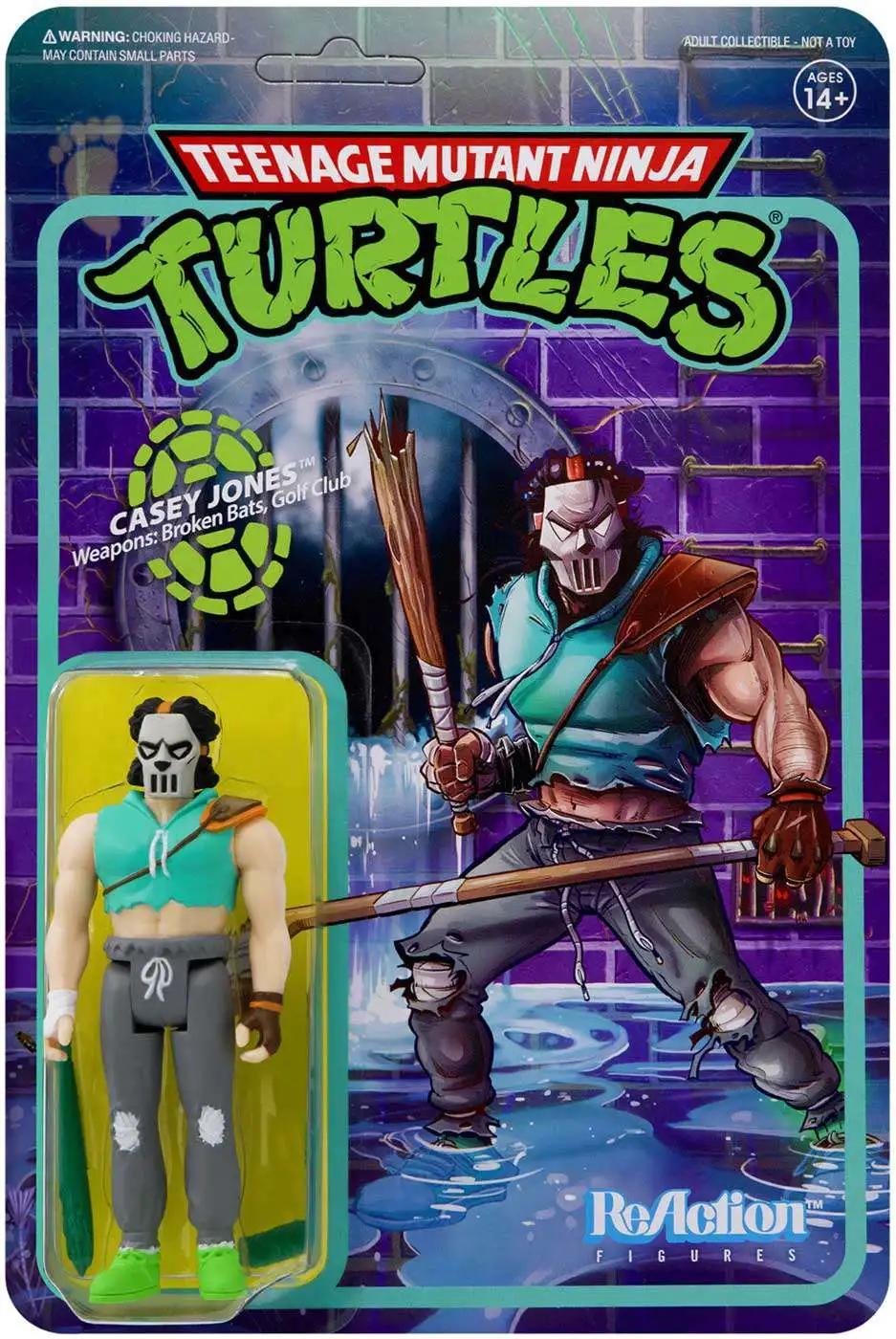 ReAction Teenage Mutant Ninja Turtles Casey Jones Action Figure