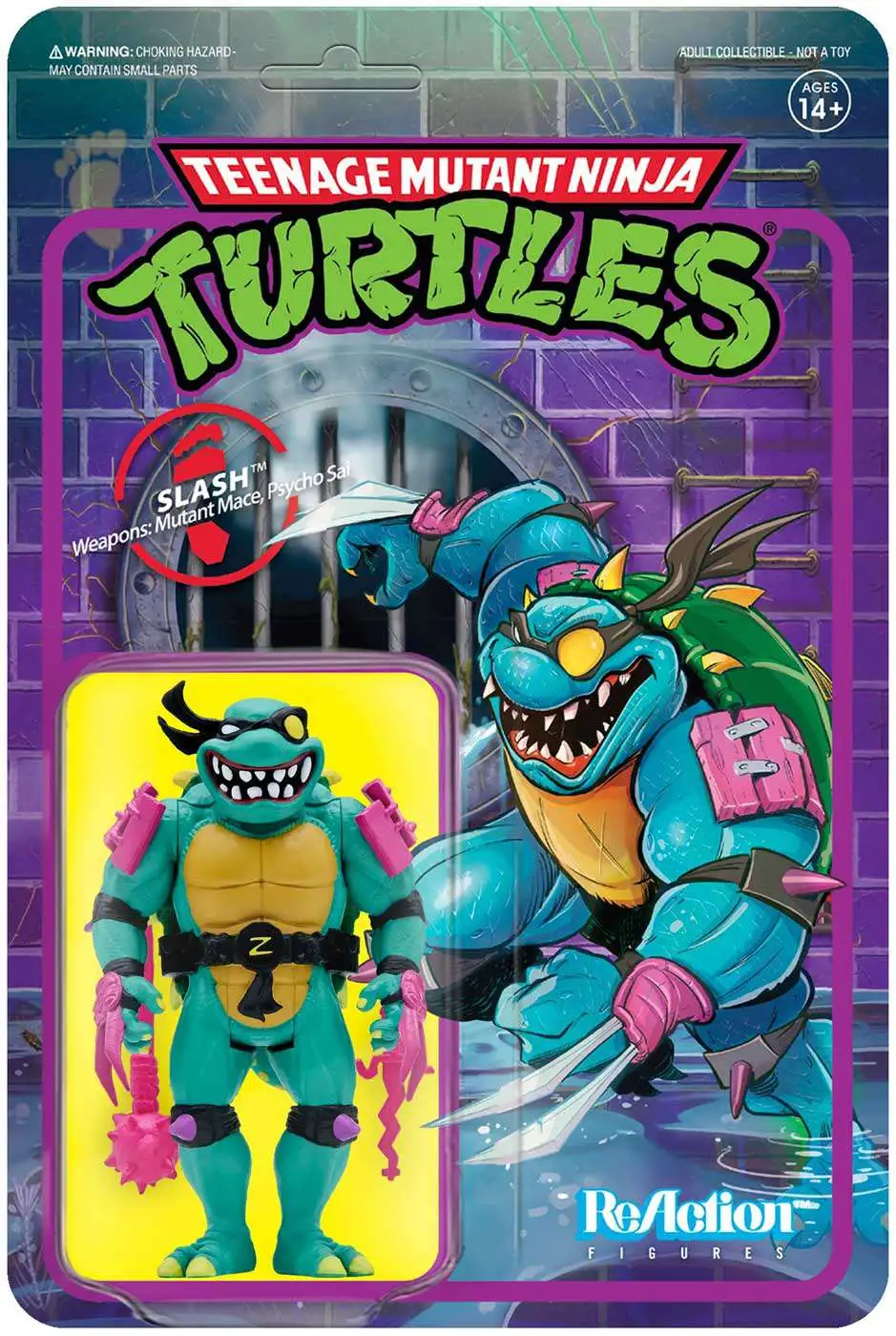 ReAction Teenage Mutant Ninja Turtles Wave 4 Slash Action Figure