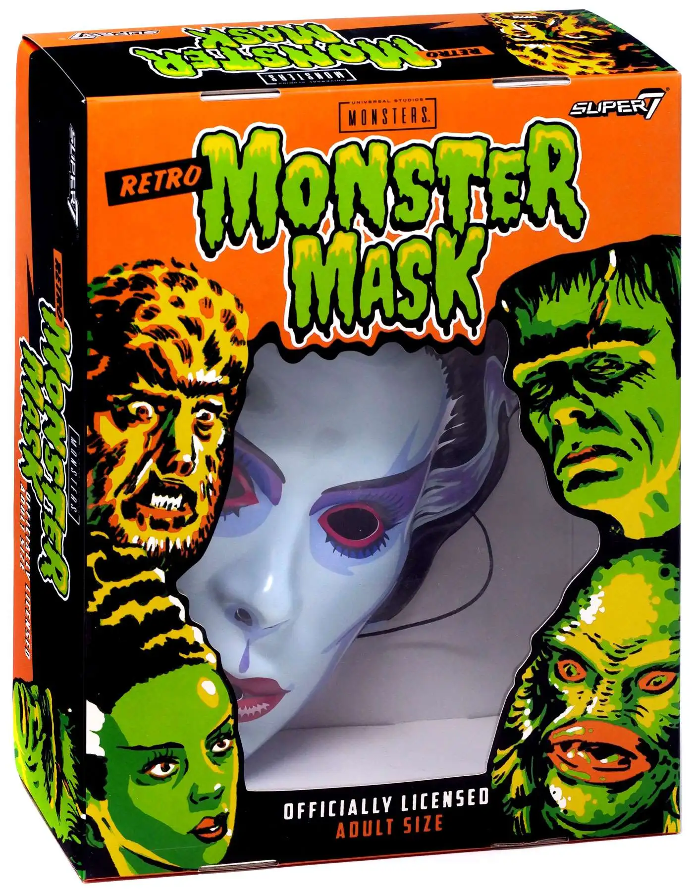 Universal Monsters Bride of Frankenstein Retro Monster Mask [White]