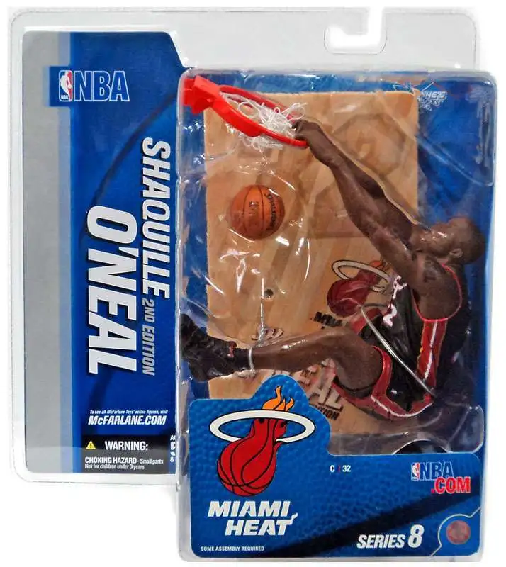 McFarlane Toys NBA Miami Heat Sports Basketball Series 8 Shaquille