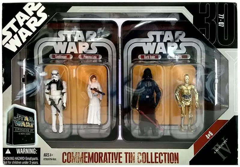 A New Hope 18 inch Star Wars 4 Classic Figuras Pack Set 45 cm 