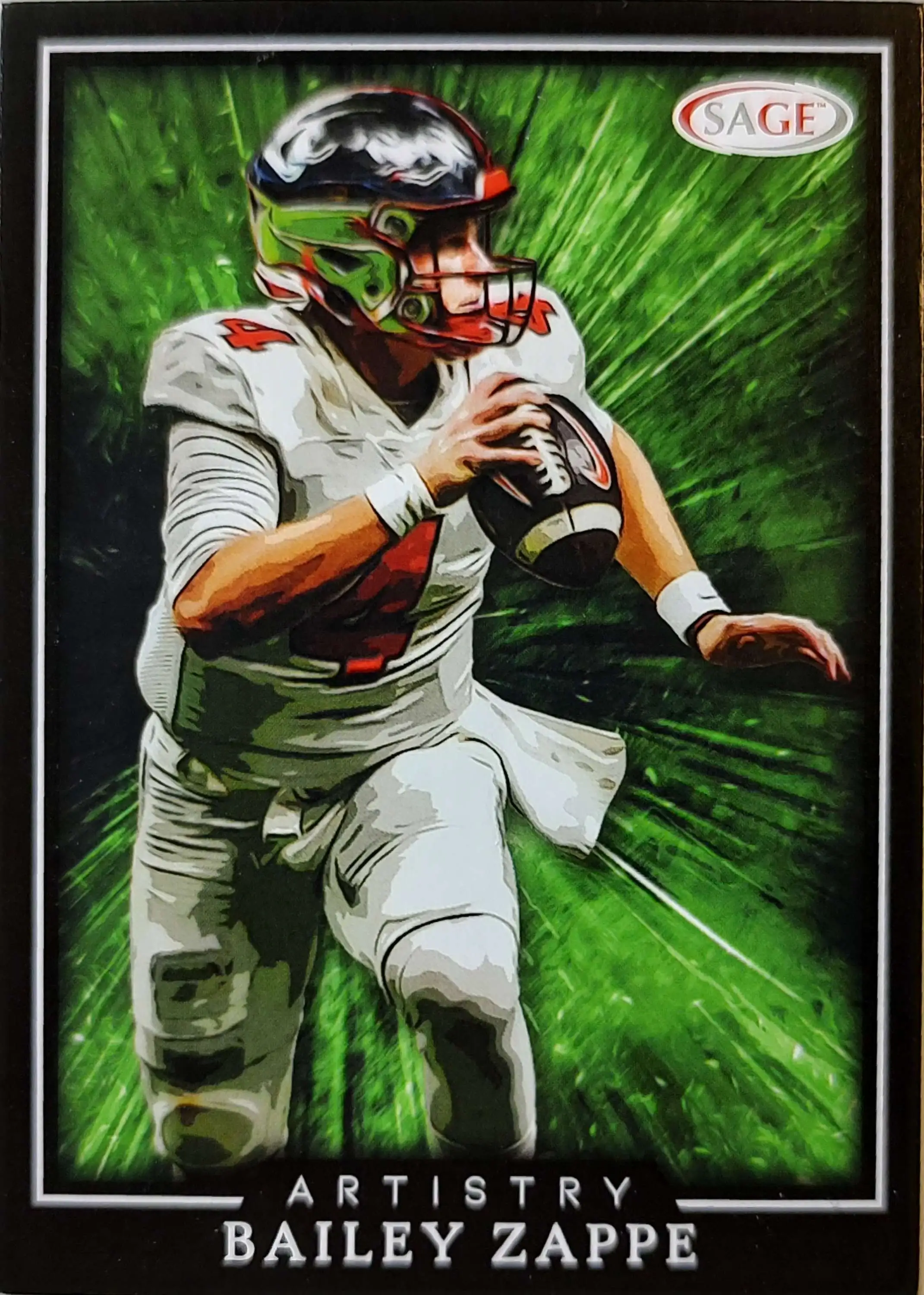 NFL 2022 Artistry Football Bailey Zappe Silver Trading Card 100 Rookie Card  Sage Collectibles - ToyWiz