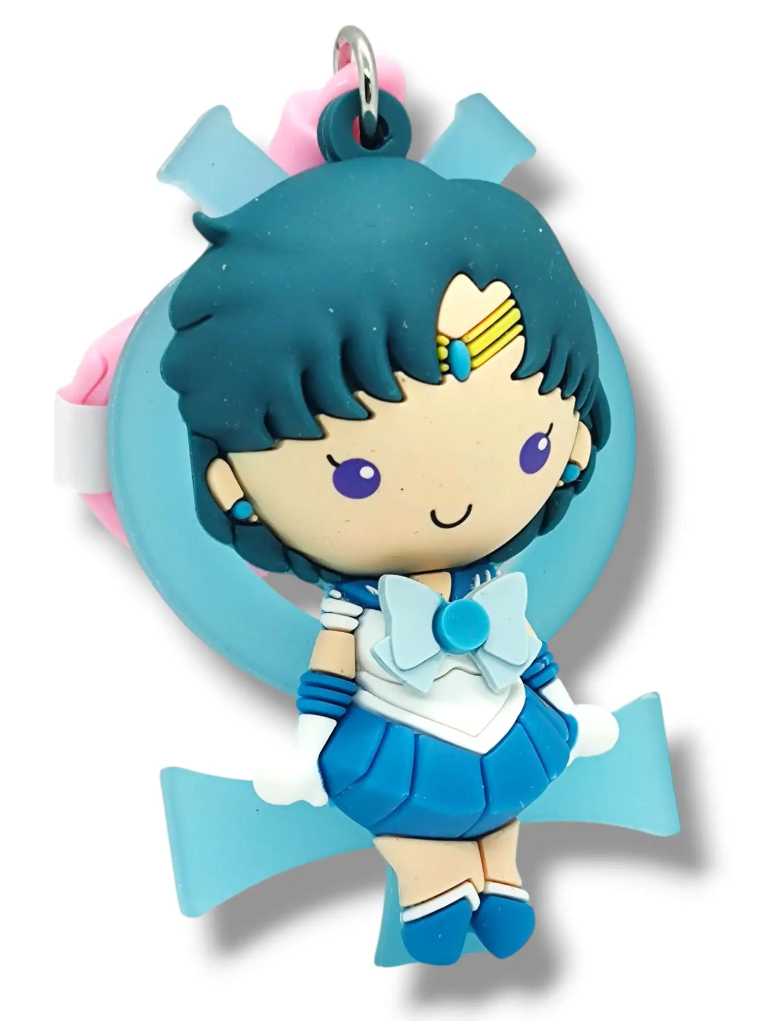 Sailor Moon 3D Figural Bag Clip Series 4 Sailor Mercury Minifigure