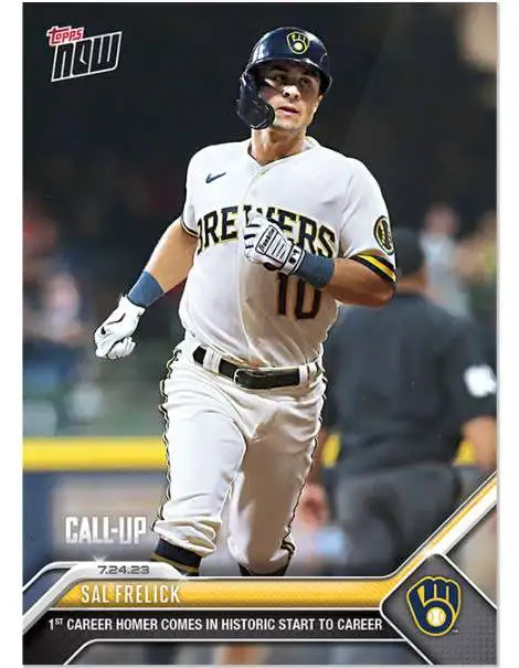 MLB Milwaukee Brewers 2023 NOW Baseball Single Card Sal Frelick Exclusive  612 Rookie