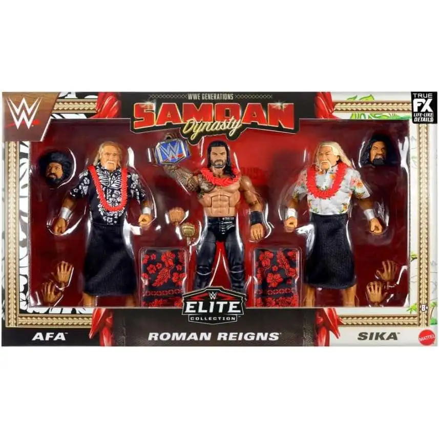 WWE Wrestling Elite Collection WWE Generations Afa, Sika Wild