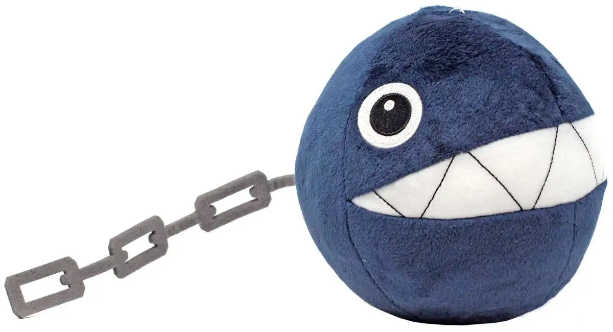 Sanei Super Mario All Star Collection  Chain Chomp 14cm Height Stuffed Toy 