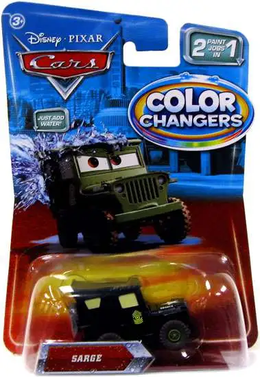Disney / Pixar Cars Color Changers Sarge Diecast Car