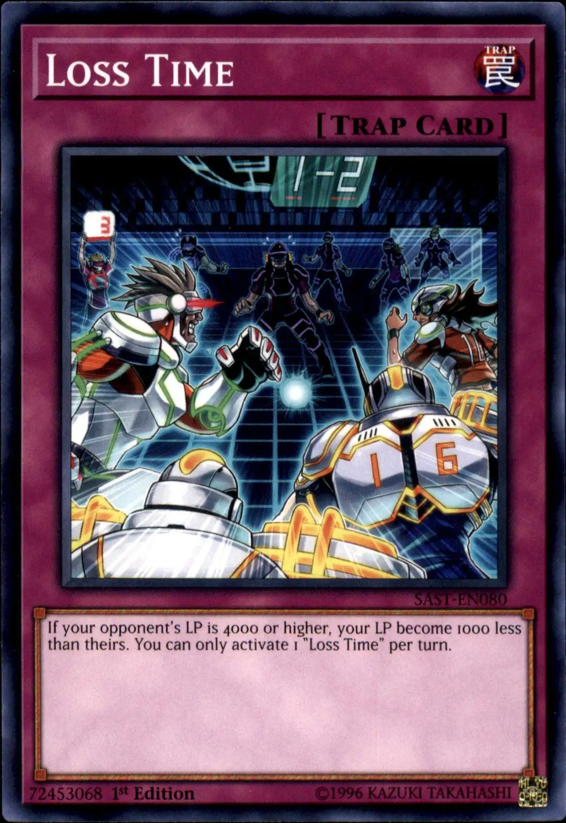 YuGiOh Savage Strike Common Loss Time SAST-EN080