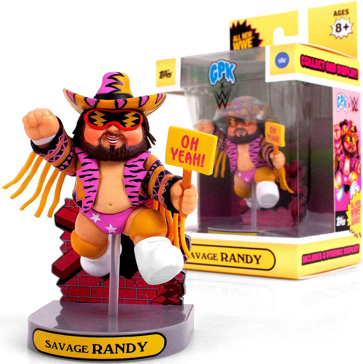 Garbage Pail Kids Topps GPK x WWE Savage Randy Exclusive Figurine