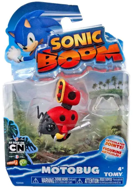 3 BONECOS SONIC BOOM ARTICULADOS 12 CM + UM MOTO