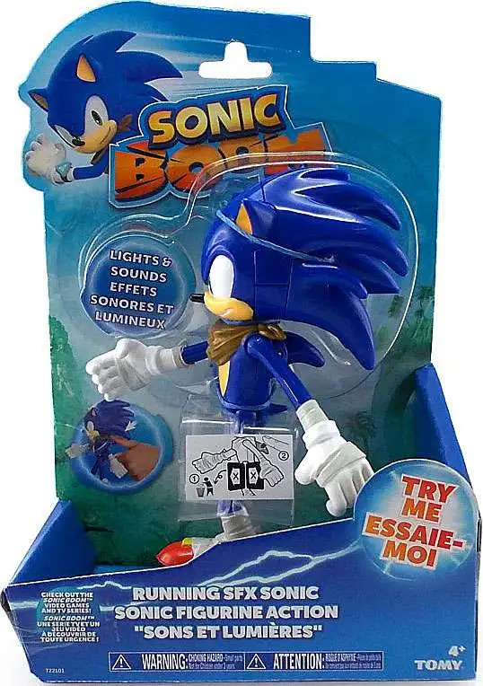 Sonic The Hedgehog Sonic Boom Running SFX Sonic 7 Action Figure TOMY, Inc.  - ToyWiz