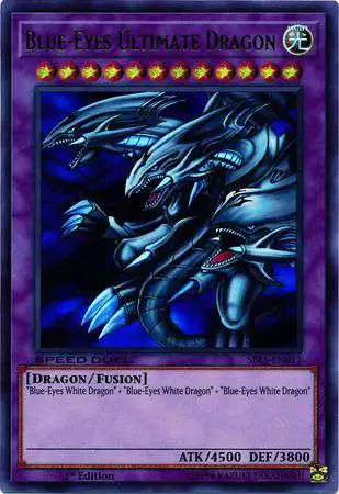 yugioh speed duel arena of lost souls card list YuGiOh Trading Card Game Speed Duel Arena of Lost Souls Ultra Rare Blue-Eyes Ultimate Dragon SBLS-EN012