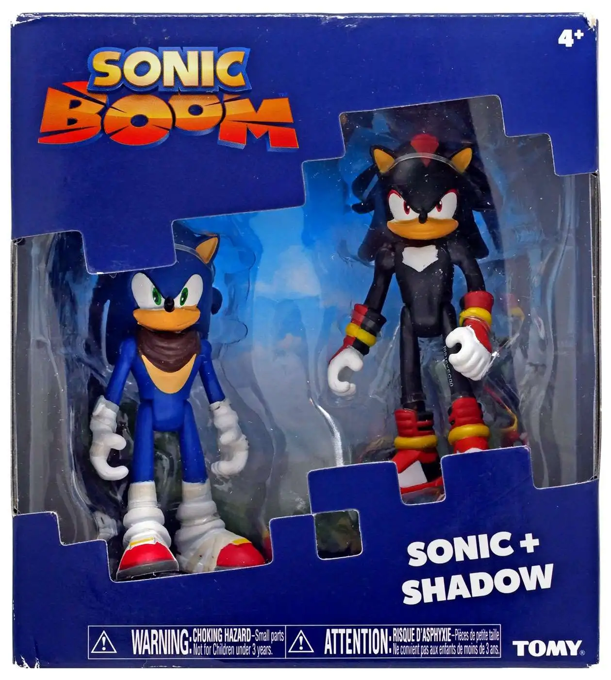 Sonic The Hedgehog Sonic Boom Shadow & Sonic Action Figure 2-Pack [Damaged  Package]