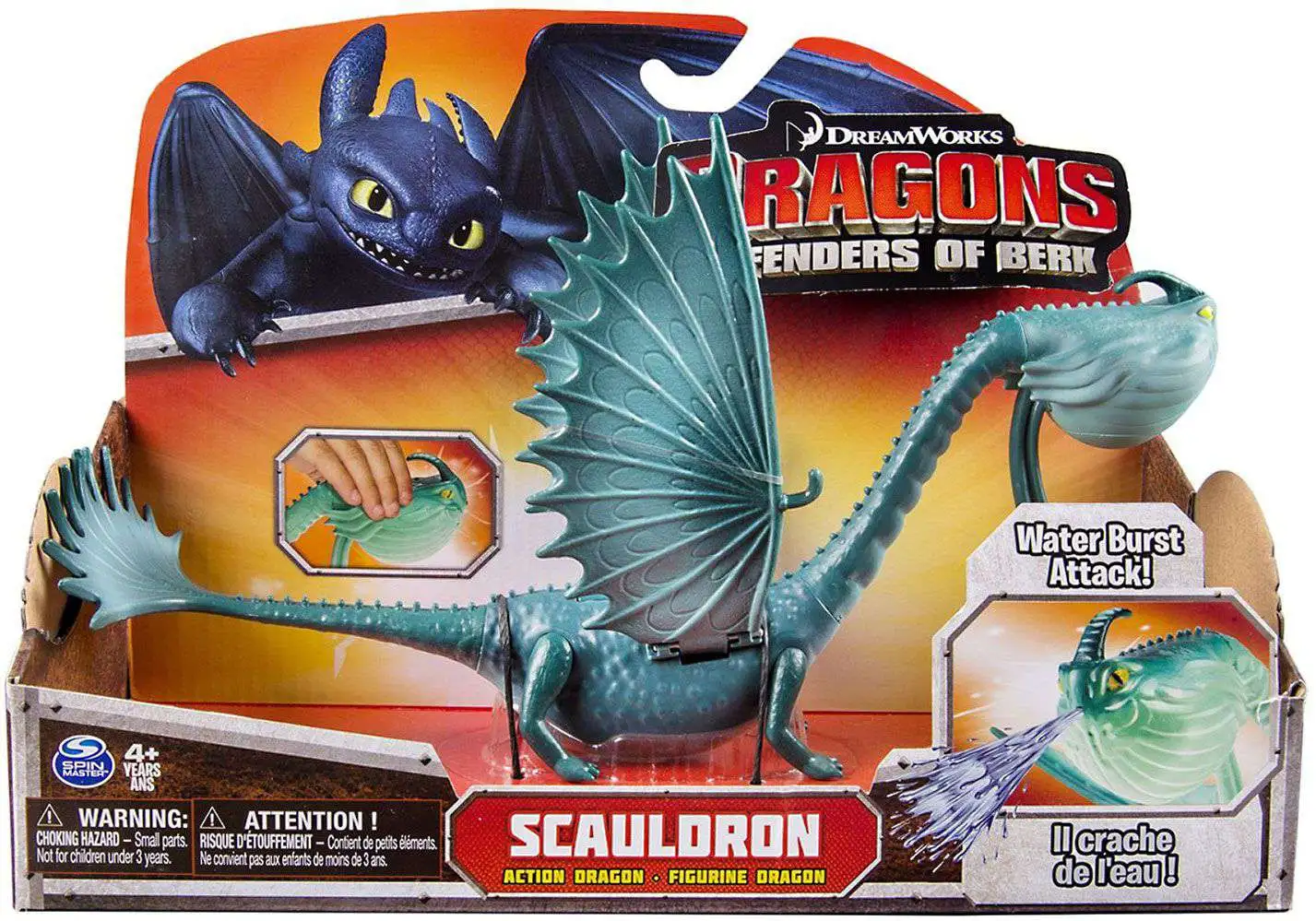 How to Train Your Dragon Defenders of Berk Scauldron Action Figure Spin ...