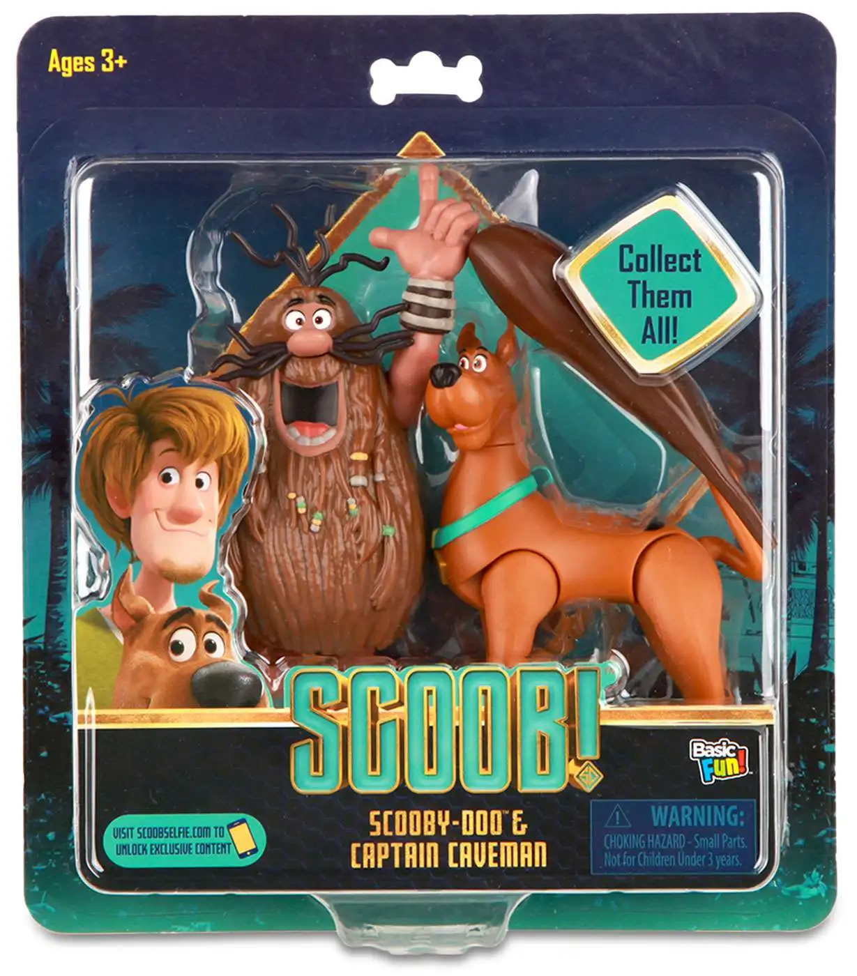Scooby Doo Scoob! Scooby-Doo & Captain Caveman Exclusive Action Figure 2-Pack [Loose]