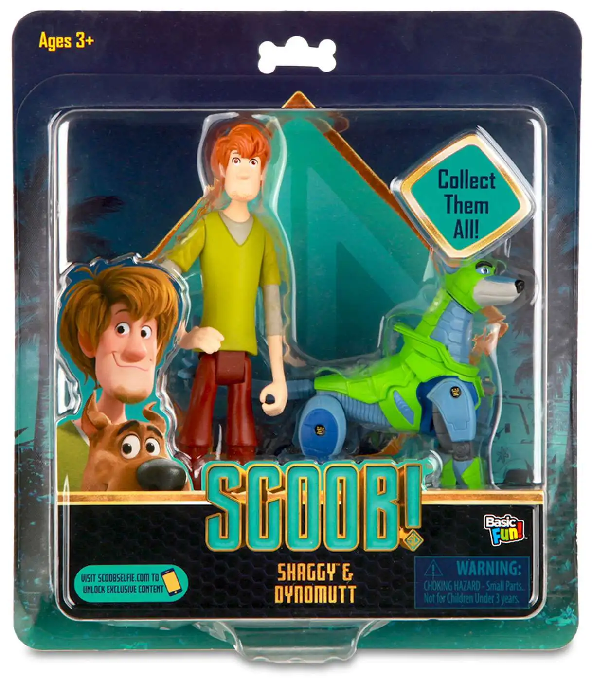 Scooby Doo Scoob Shaggy Dynomutt Exclusive Action Figure 2-Pack Basic ...
