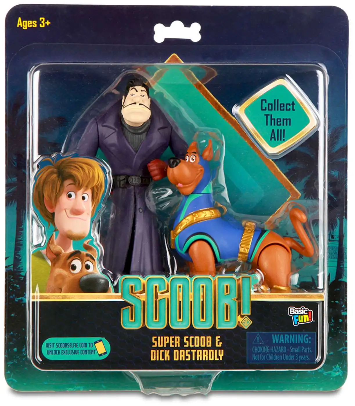 5X 6" Scooby Doo Movie Falcon Dynomutt Super Scoob & Dick Dasterdly Figure Toys 