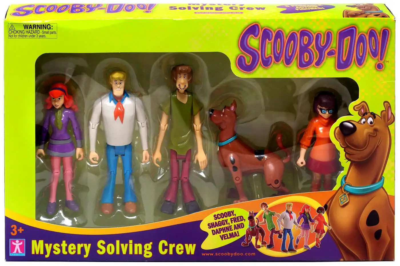 Scooby Doo Mystery Solving Crew 5 figuras Poseable Articulado Conjunto de Juego 3+ 