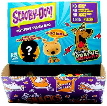 Scooby Doo Keyring Clip-On Chibi Scooby Snacks 4-Inch Mystery Plush Bag [24 Packs]