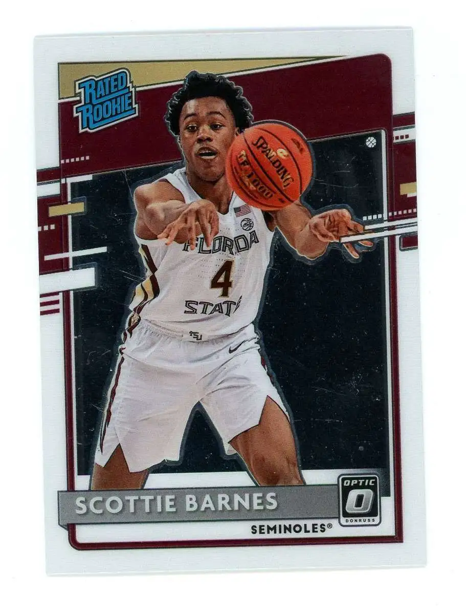 NBA 2021 Panini Chronicles Donruss Optic Draft Picks Scottie Barnes #207 [Rated Rookie]