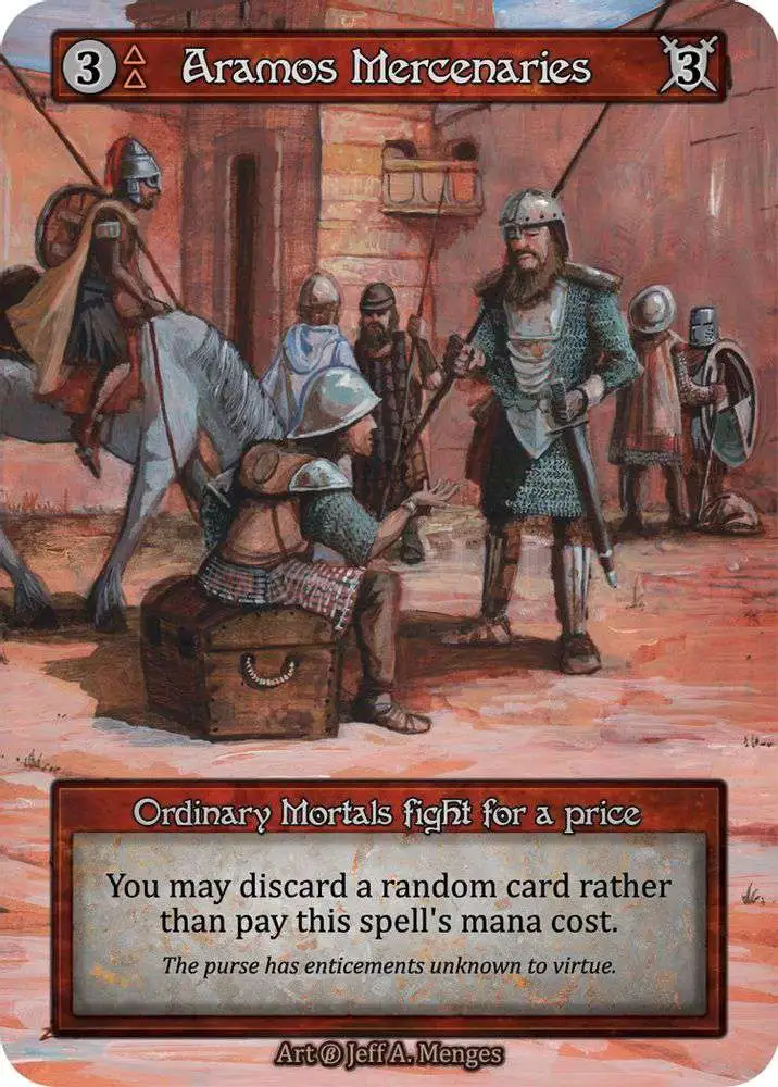 Trading Card Game Sorcery: Contested Realm Beta Ordinary Aramos Mercenaries