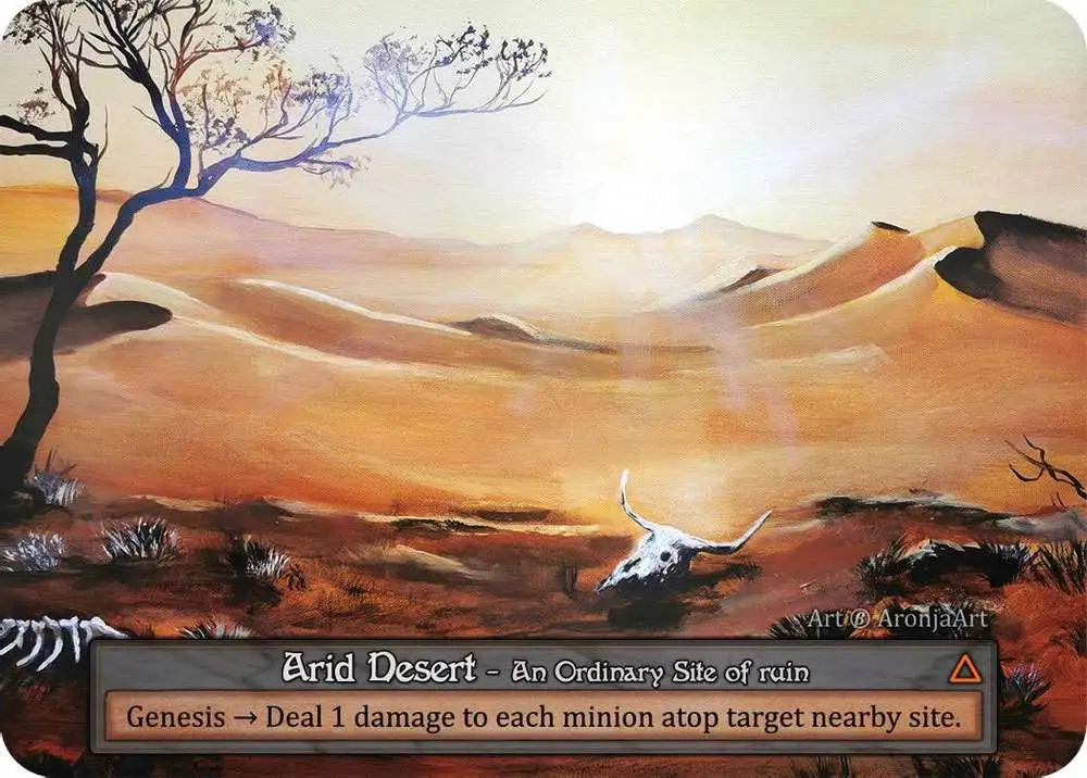 Sorcery: Contested Realm Trading Card Game Beta Ordinary Arid Desert