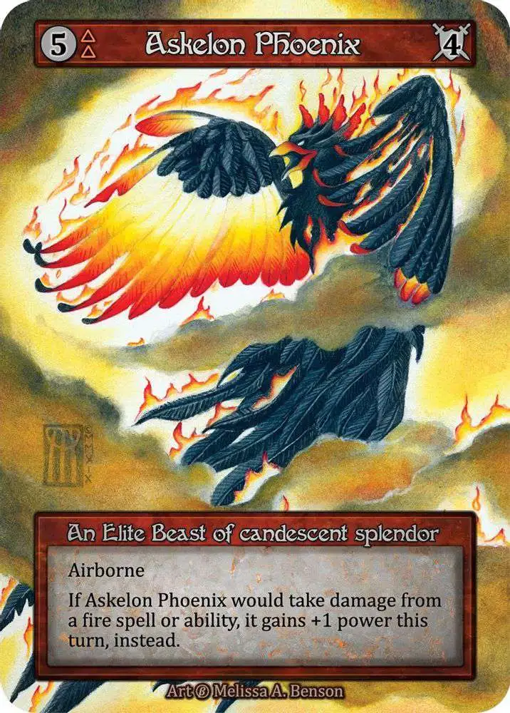 Sorcery: Contested Realm Trading Card Game Beta Elite Askelon Phoenix