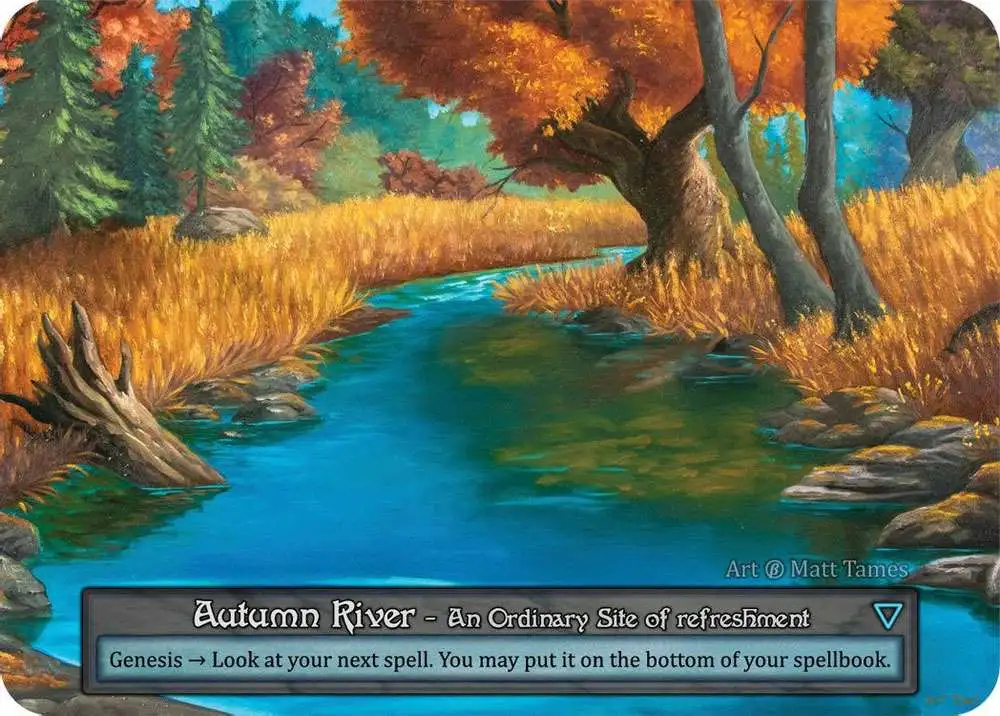 Sorcery: Contested Realm Trading Card Game Beta Ordinary Autumn River