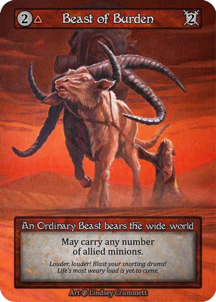 Sorcery: Contested Realm Trading Card Game Beta Ordinary Beast of Burden