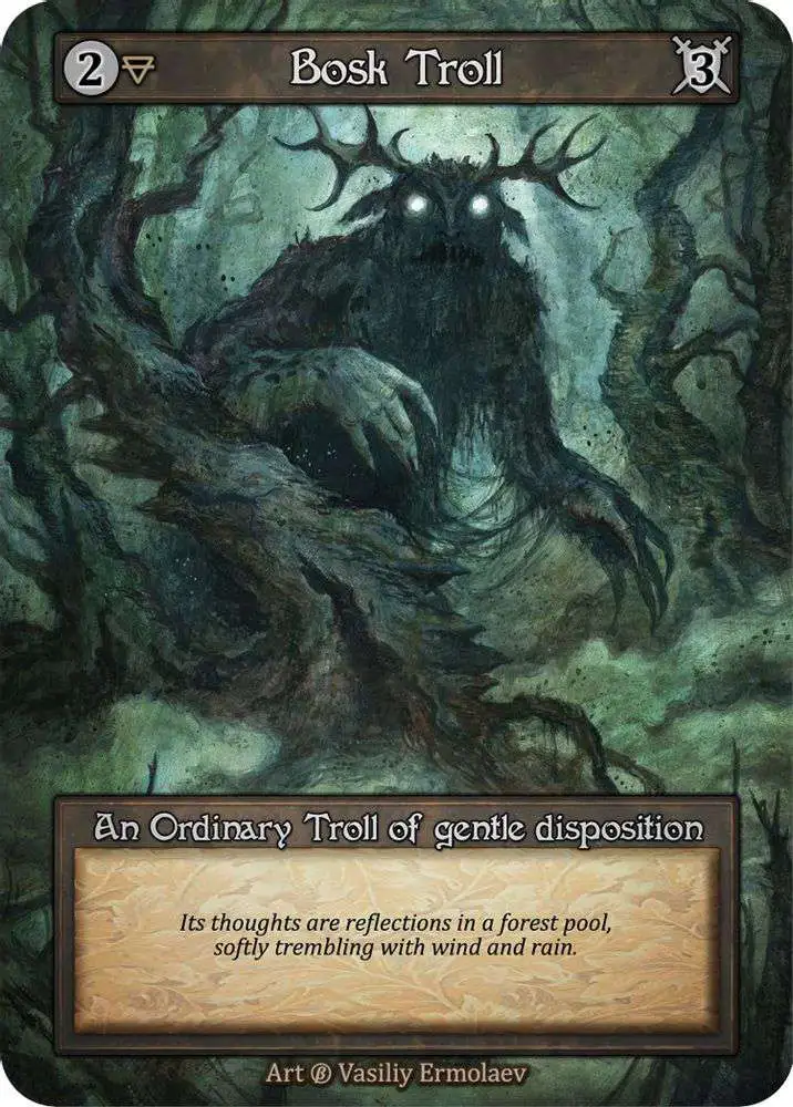 Sorcery: Contested Realm Trading Card Game Beta Ordinary Bosk Troll