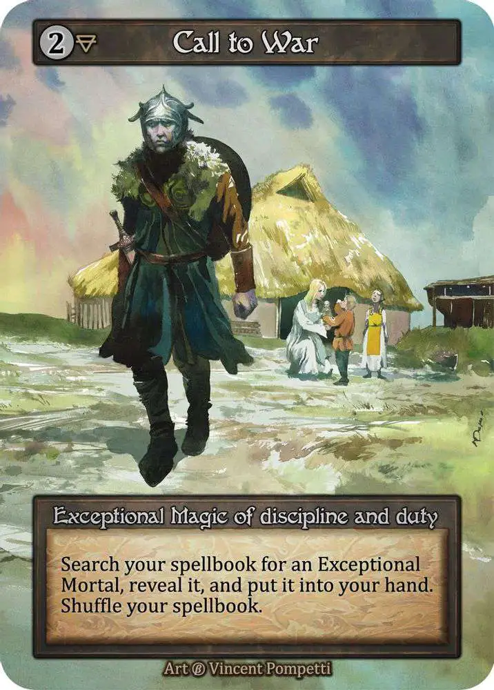 Trading Card Game Sorcery: Contested Realm Beta Exceptional Call to War