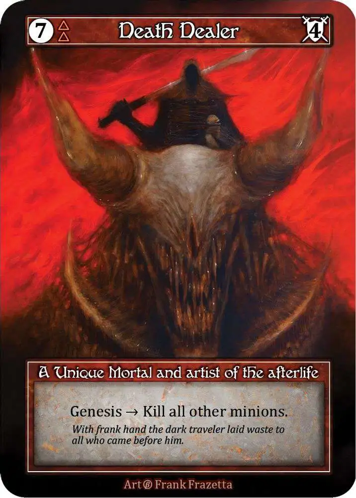 Sorcery: Contested Realm Trading Card Game Beta Unique Foil Death Dealer