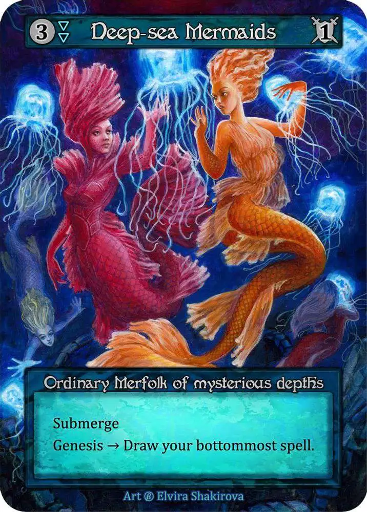 mtg mermaid cards Amazon.com: Blue Green Merfolk Deck - Modern Legal - Custom Built - Magic  The Gathering - MTG
