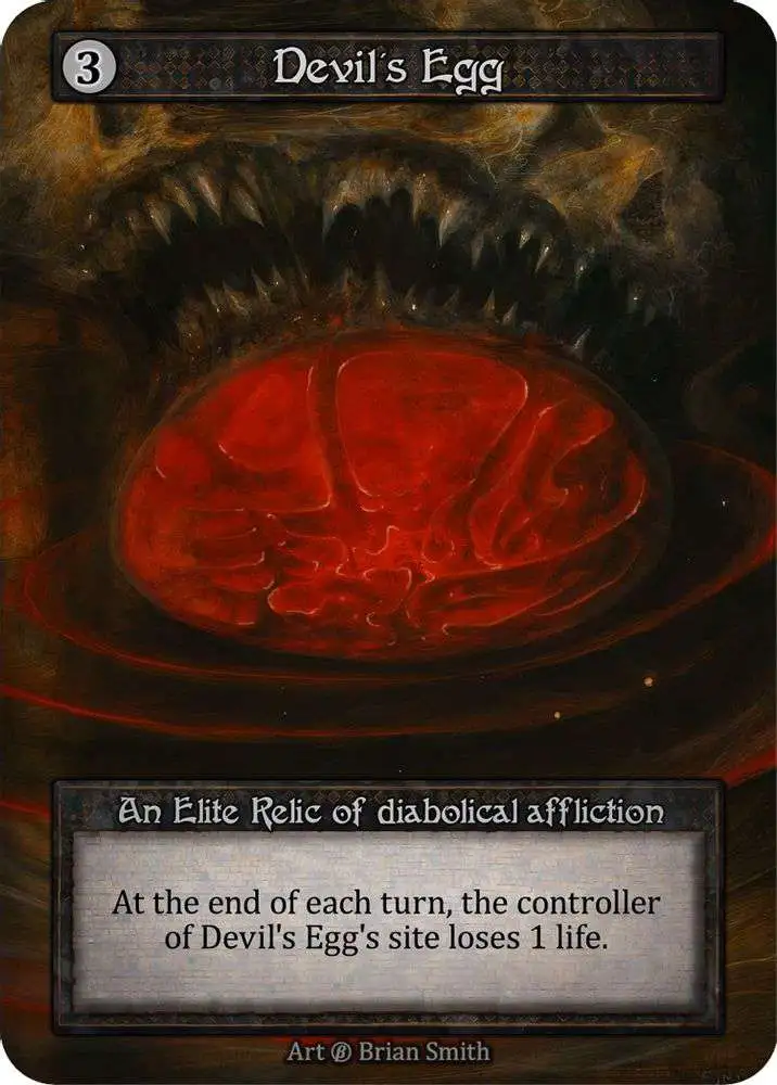 Sorcery: Contested Realm Trading Card Game Beta Elite Devil's Egg